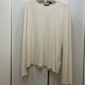 Eileen Fisher long-sleeved silk top-Sz M